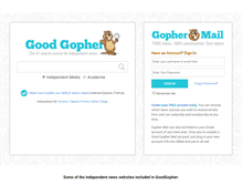 Tablet Screenshot of goodgopher.com